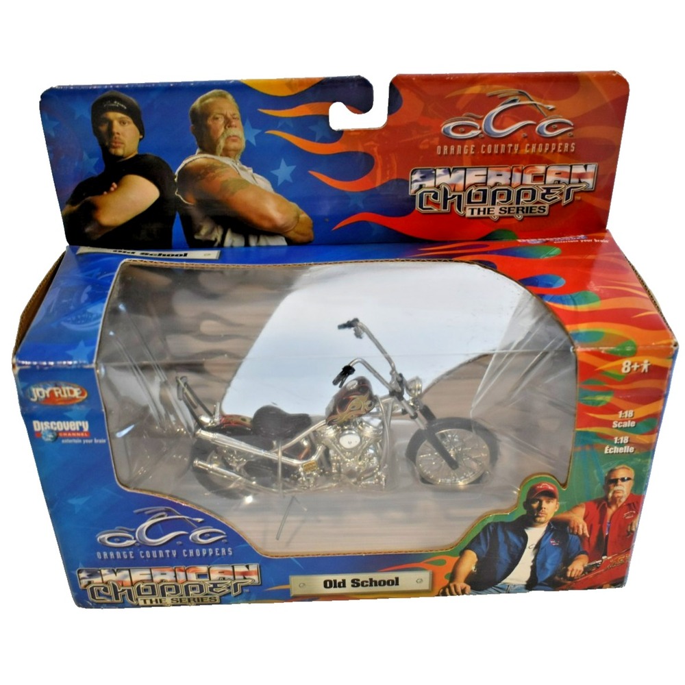 Joyride American Chopper Old School 1:18 Diecast Motorcycle 37168-OS NEW